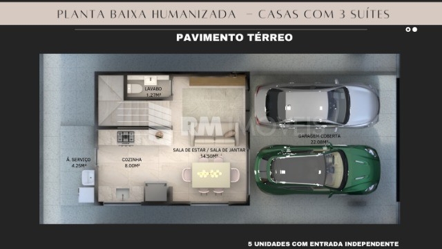 Casa, 3 quartos, 105 m² - Foto 3