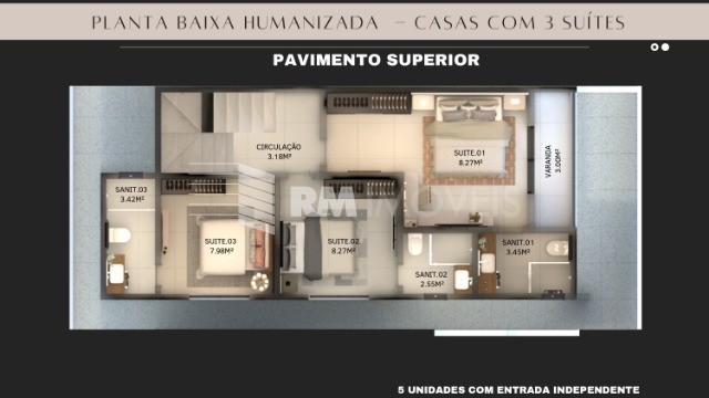 Casa, 3 quartos, 105 m² - Foto 4