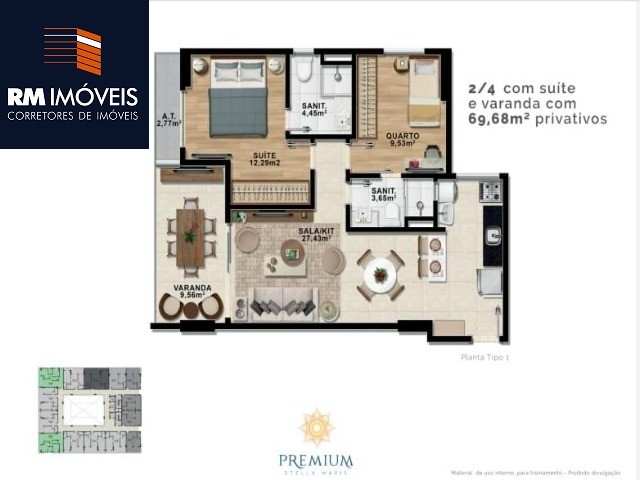 Apartamento à venda com 1 quarto, 46m² - Foto 10